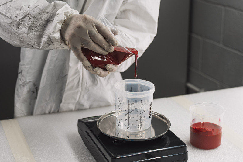 verniciatura a liquido alimentare